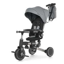 Трехколесный велосипед El Camino Trigo ME 1226 Frost Gray светло-серый с ручкой